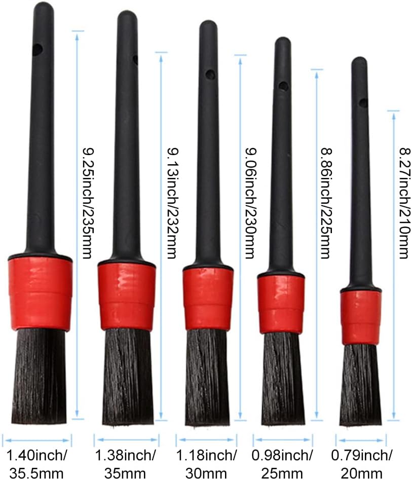 Auto Detailing Brush Set (5 pcs)